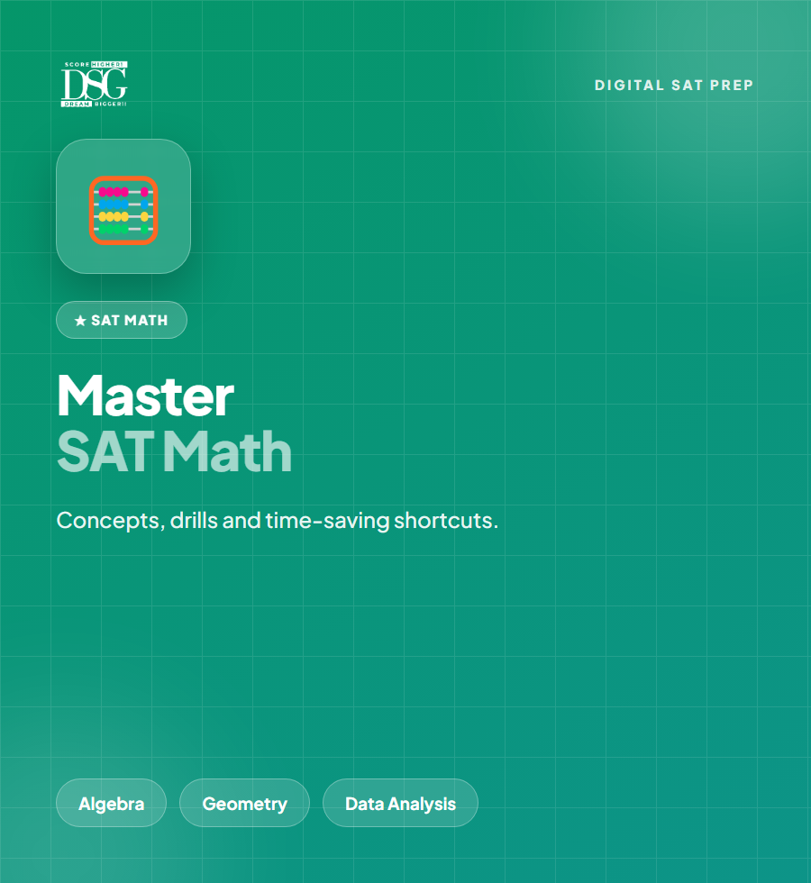 Digital SAT Math Section — DSATGURU